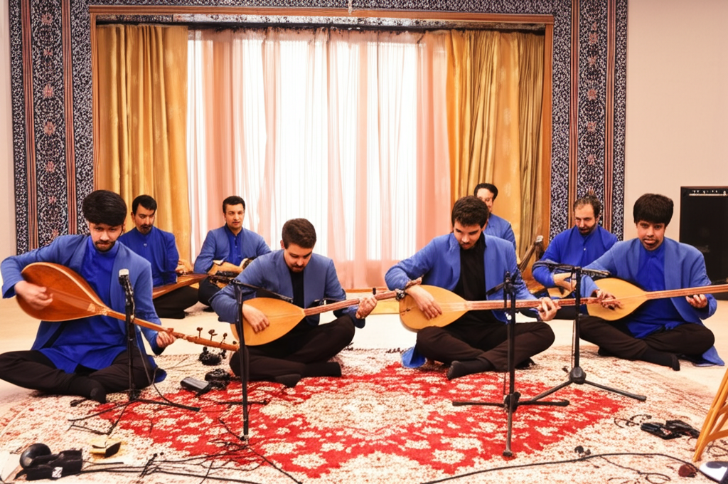 Persian ensemble in performance